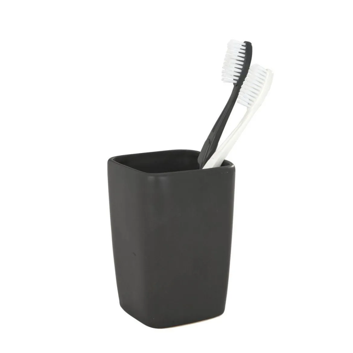 Wenko Zahnputzbecher Faro schwarz