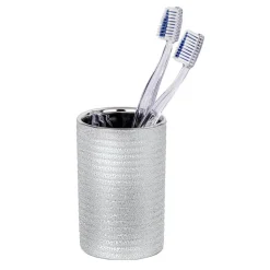 Wenko Zahnputzbecher Polaris Juwel silber