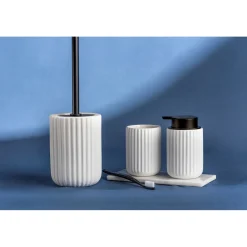 WenkoZahnputzbecher Belluno weiß Keramik Zahnbürstenhalter