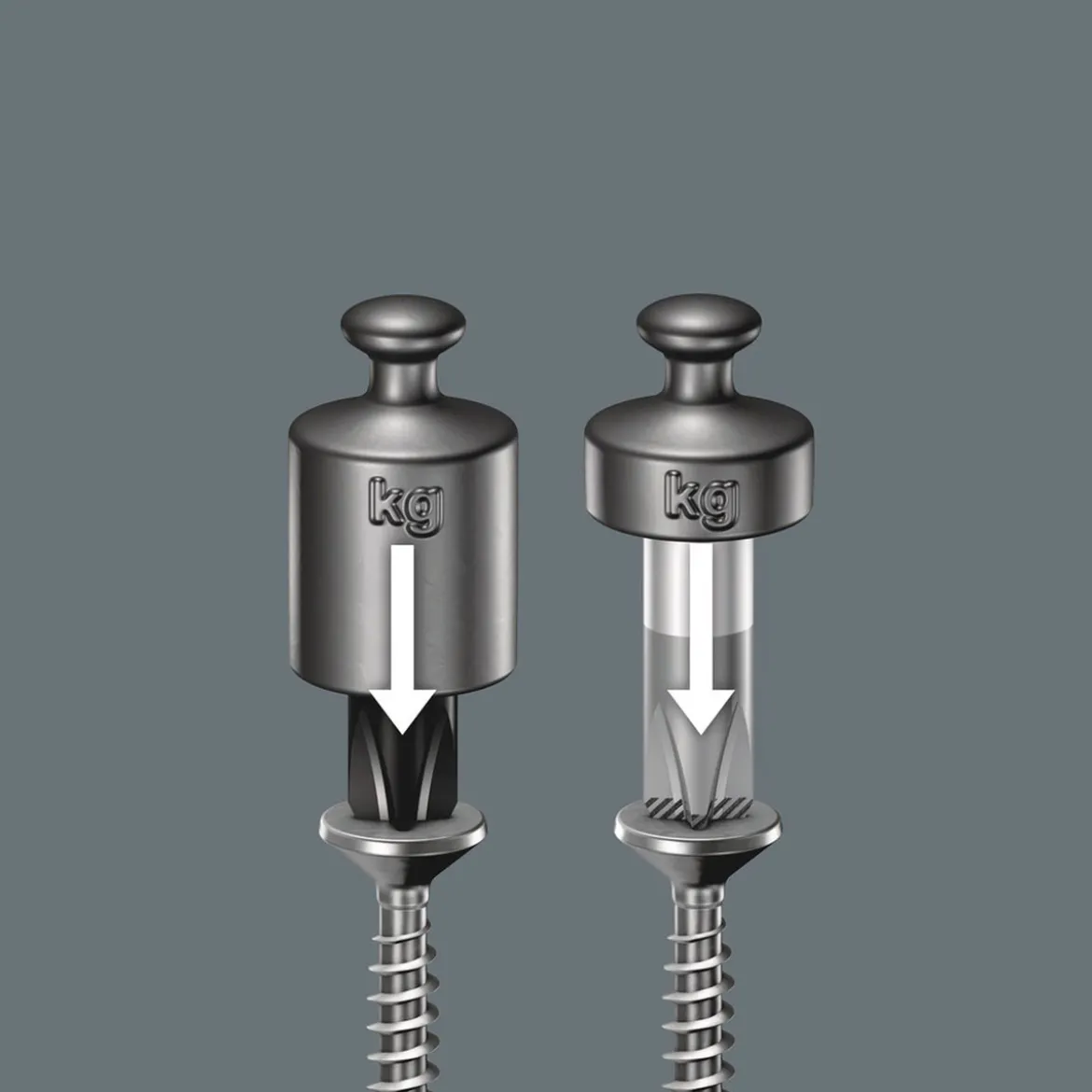 Wera Schlitz-Schraubendreher Kraftform Plus 8 x 175 mm