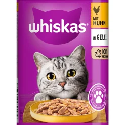 Whiskas Katzenfutter Huhn in Geele 400 g Dose