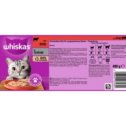 Whiskas Katzenfutter Rind in Terrine 400 g Dose
