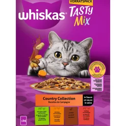 Whiskas Multipack Country Collection in Sauce 24 x 85 g