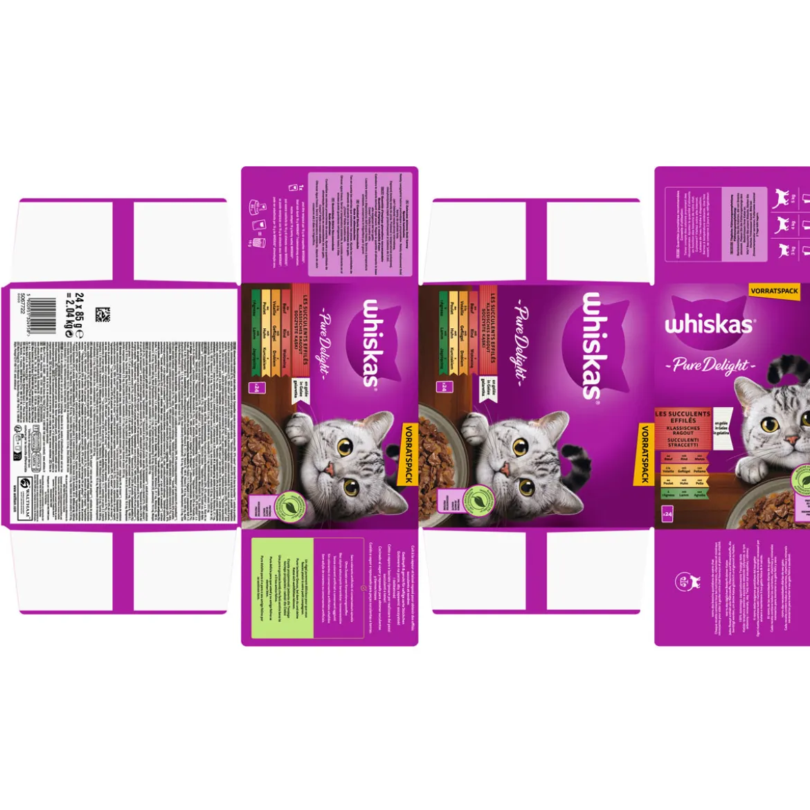 Whiskas Multipack Pure Delight in Gelee 24 x 85 g