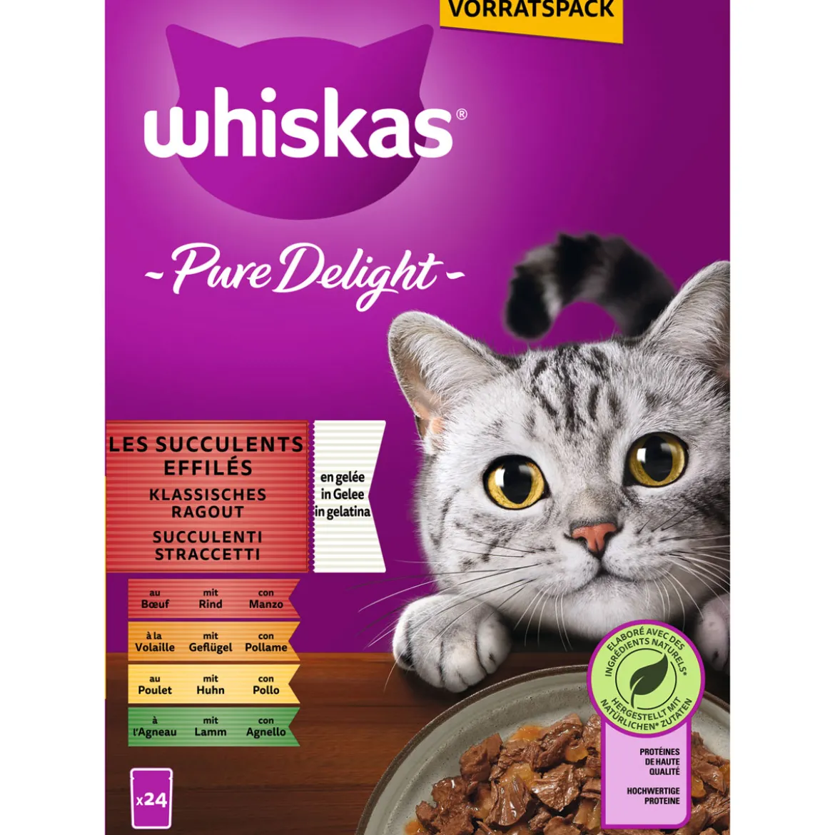 Whiskas Multipack Pure Delight in Gelee 24 x 85 g