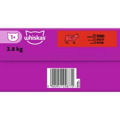 Whiskas Trockenfutter 1+ Rind 3,8 kg