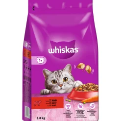 Whiskas Trockenfutter 1+ Rind 3,8 kg