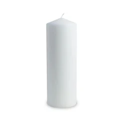 Windlichtkerze XXL Höhe 280 mm Durchmesser 95 mm weiß