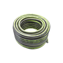 WingartNTSPlus Gartenschlauch Premium transparent hellgrün mit schwarzer Streife 3/4" 25 m