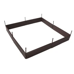 Wingart Variables Hochbeet 8 Paneele Holzstruktur braun