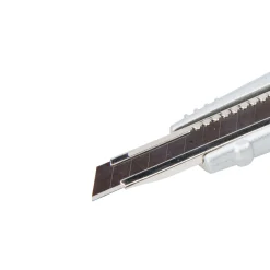 WolfcraftMetall-Abbrechklingen-Messer 9 mm schwarze Klinge Profi-Sharp