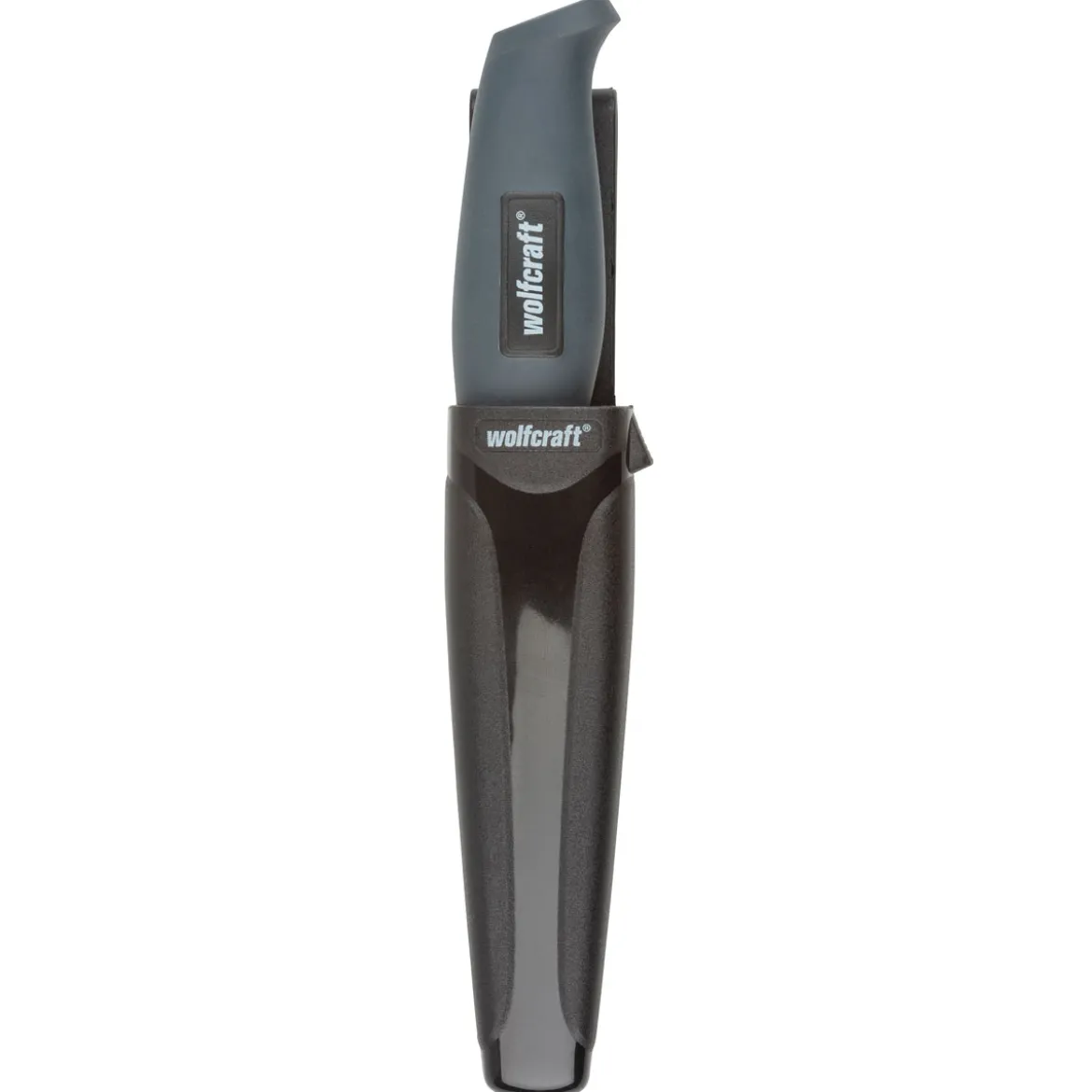 WolfcraftOutdoormesser mit glatter Klinge und Köcher
