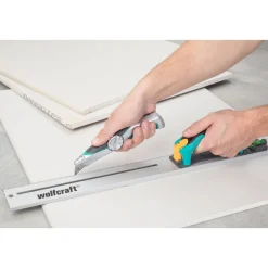 WolfcraftProfi-Trapezklingen-Messer mit Feststehklinge