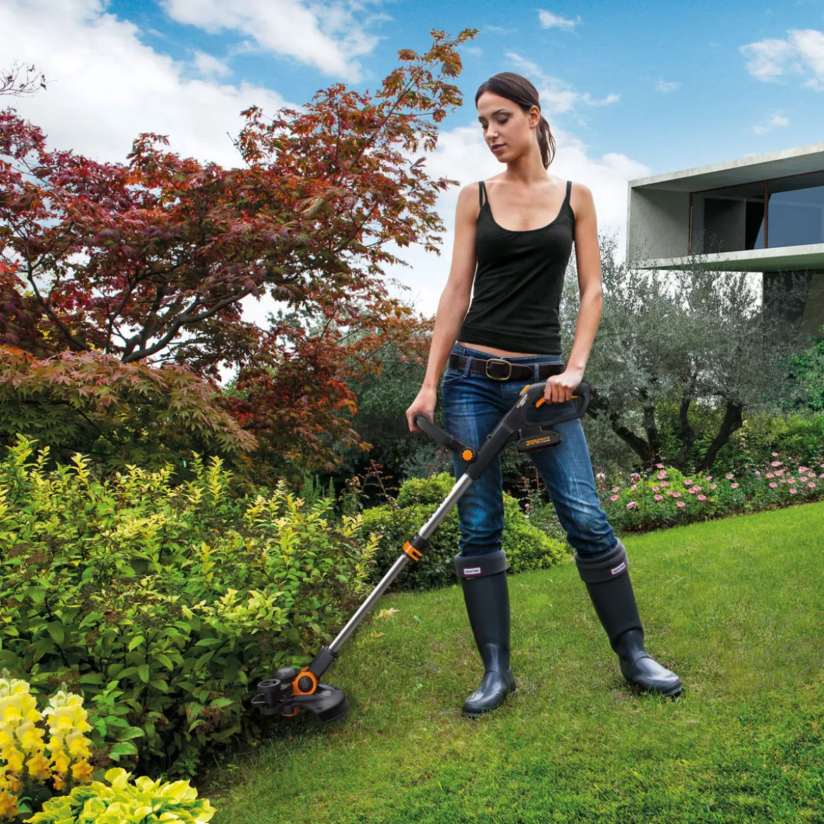 Worx Akku-Rasentrimmer-Set WG163E 6-teilig