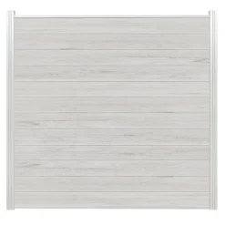 WPC-Steckzaun-Element Cora Line 179 x 14 cm beige 6er-Pack
