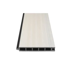 WPC-Steckzaun-Element Cora Line 179 x 14 cm beige 6er-Pack