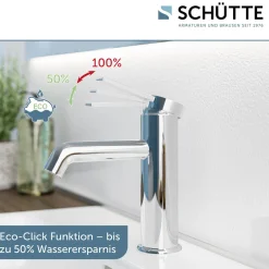 WT-Armatur Los Angeles chrom Eco-Klick-Kartusche inkl.Push-Open-Garnitur