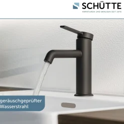 WT-Armatur Los Angeles schwarz-matt Eco-Klick-Kartusche inkl.Push-Open-Garnitur