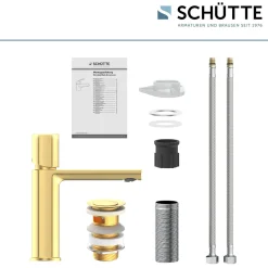 WT-Armatur New York gold Kartusche mitkeram.Dichtungen inkl. Push-Open-Garni.