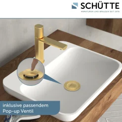 WT-Armatur New York gold Kartusche mitkeram.Dichtungen inkl. Push-Open-Garni.