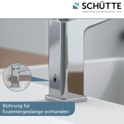 WT-Armatur Raven chrom Kartusche mitkeram.Dichtungen inkl. Push-Open-Garni.