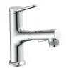 WT-Armatur Variabel chrom Schnellmontageherausziehbare Brause 2 Strahlarten