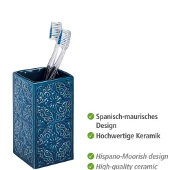 Zahnputzbecher Mod. Cordoba dunkelblau