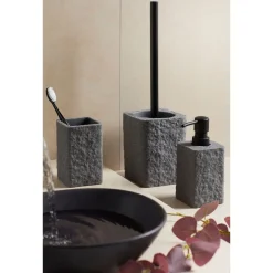 Zahnputzbecher Mod. Villata, grau
